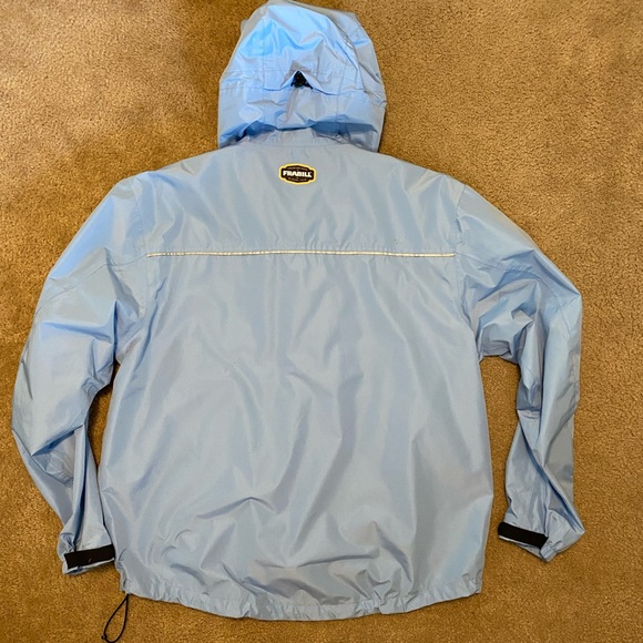 Frabill Men’s Fishing Rain F1 Jacket (Light Blue) - Picture 6 of 10